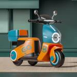 2.4G Remote Control Kids Electric Motorcycle 3 Wheel Mini Motorcycle Customizabl