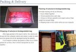Durable plastic Biohazard Bags for medical waste, biohazard specimen transport