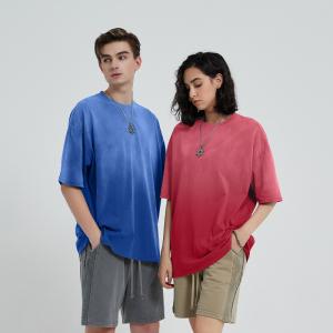 China Men′s Plus Size Tee Shirt Blank T-Shirts Oversized Cotton Unisex Boys Hip Hop T Shirt wholesale