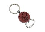 Laser Logo 65mm Bottle Opener Key Holder Souvenir 4mm Thickness Key Chain