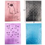 PET eco friendly doggie waste bags poo bag 100% compostable printed poop bag