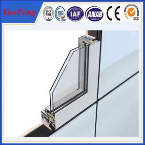 China Aluminium section 6063 extrusion profiles,standard size aluminium door and windows frame wholesale