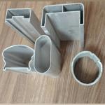 Round Aluminum Handrail Profiles Shower Extrusion Stair Railing T5-T8