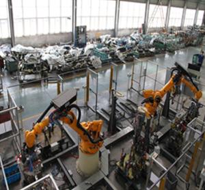 China M4 Automotive Underbody Sub-Assembly Welding Work Island wholesale