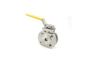 China 3 Inch 1 Piece Stainless Steel Valves Flanged Type Gas Ball Valve Hydraulic Power wholesale