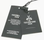 Black Swing 600dpi Paper Hang Tags For Clothing Offset Printing