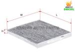 Lexus Toyota Car Cabin Air Filter 2.4L 3.5L (1999-) Activated Carbon 08974-00820