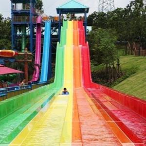 China Water Park Constructor Fiberglass Water Slide, Race Slide wholesale