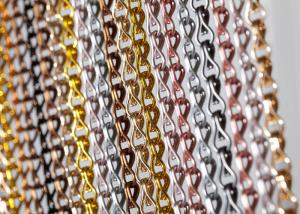 China Double Hook Chain Door Fly Screen Chain Link Mesh Curtains 90*210cm 100*200cm wholesale