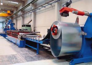 China Wall Sheet Steel Silo Roll Forming Machine / Silo Side Panel Roll Forming Equipment wholesale
