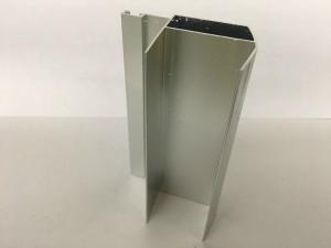 China Silver White Sand Blasting Aluminum Window Profiles High Structural Stability wholesale