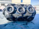 Ship Berthing Pneumatic Rubber Fender Made Secure Simple Black