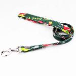 Adjustable Custom Printed LOGO Pet Dog Leash , Durable Nylon Rope Dog Leash