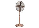 16 '' Retro Metal Construction Standing Oscillating Fan With 100% Full Copper