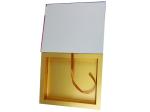 Book Shape Structure Gold Color Cardboard Material Moon Cake Food Packing Paper