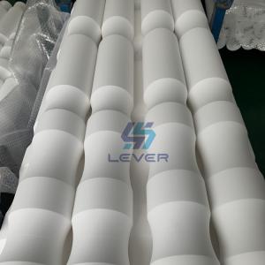 China 10% Porosity Round Hollow Fused Silica Ceramic Rollers For Tempered Glass Oven wholesale