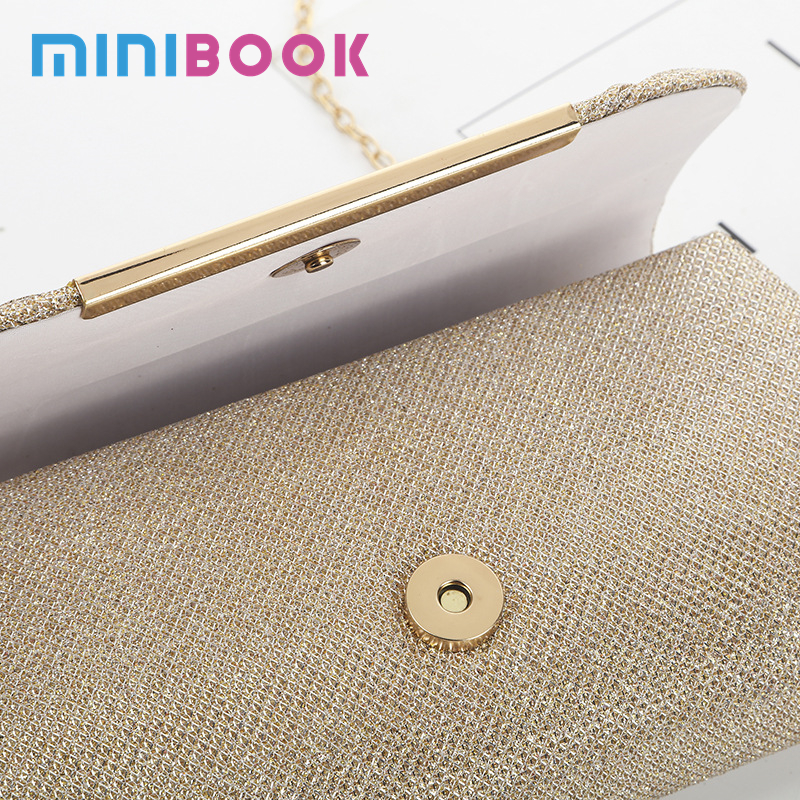 Other Decoration PC Metal Fashionable Hot Drilling Process Clutch Handbag for Daily