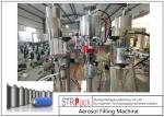 Semi Automatic Aerosol Filling Machine For Body Deodorant Perfume / Hair / Paint