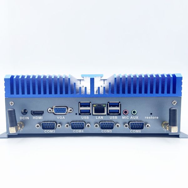 High-Performance Industrial Embedded Computer Fanless PC Intel Core I5-4200U Dual DDR4 RAM Support Dual Gigabit LAN Legacy