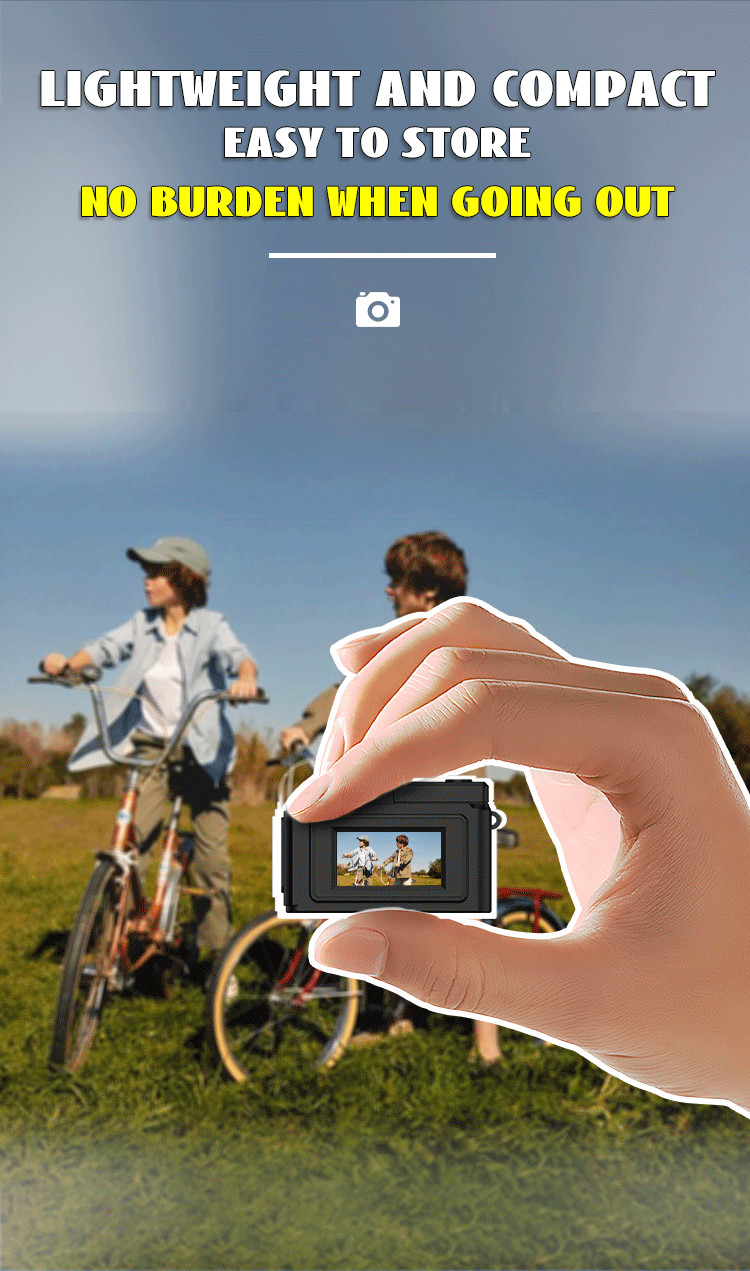 0.96inch Mini Camcorder Compact Camera For Students Photography Kids 180mah Capacity Battery