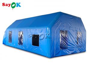 China Mobile Oxford Inflatable Paint Spray Booth With Logo Printing on sale