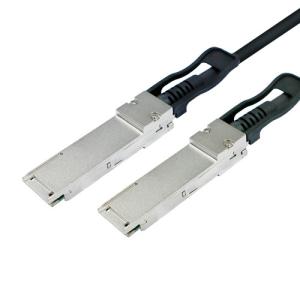 China RoHS Compliant Fiber Optic Transceiver 100G QSFP28 DAC Copper Cable Assembly wholesale