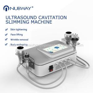China Cosmetic Spa Portable Ultrasonic RF And Cavitation Slimming Machine 110V/60HZ wholesale