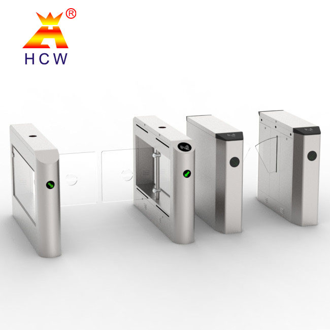 Enterprise Factory Flap Turnstile Gate Access Control Face Recognition Turnstile