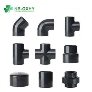 China Competitive PVC Pipes and Fittings All Size Sch40 Sch80 PVC Plumbing Pipe Fittings Forged on sale