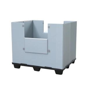 China PP Collapsible Plastic Boxes Stackable Plastic Foldable Box Lightweight wholesale