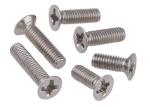 M3 M4 Stainless steel Slotted Flat & CSK Head Machine Screw SS304 SS316 A2 A4-80