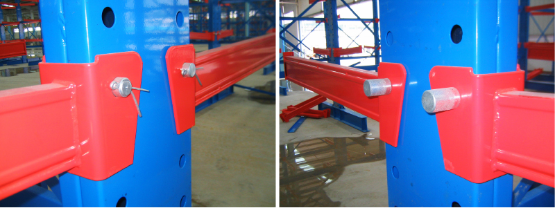 Double Side Cantilever Racking System Warehouse Storage Cantilever Rack