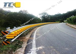 China High Intensity Highway Safety Roller Barrier Q235 Hot Dip Galvanizing Frame wholesale