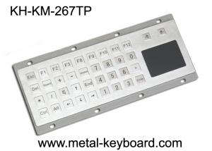 China Industrial Metal Panel Mount Keyboard with Touch pad , Ruggedized Keyboard wholesale