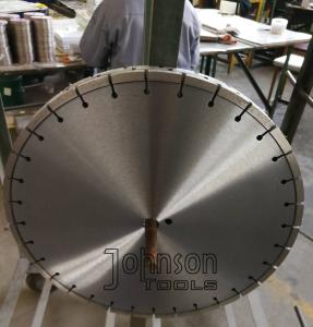 China 450mm Laser Loop Diamond Concrete Saw Blade for Airport Traffic Road Cutting wholesale