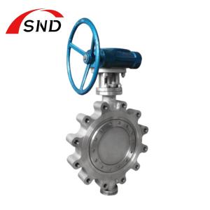 China Oil And Gas Lug Type Butterfly Valve Cast Iron Body Material wholesale