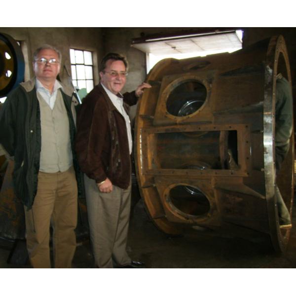 Fine Classification Air Separator Powder Classifier Long Life Time With Cyclone