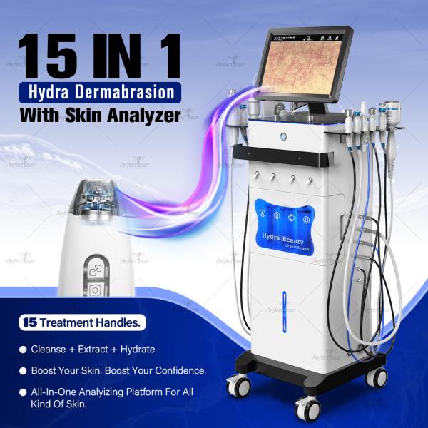 10.4 Inch Color Touch Screen Skin Cleaning Machine for Wrinkle And Acne Removal