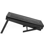 Folding Portable Drawer Type Charcoal BBQ Grill Supplies 65*25*10cm For Outdoor