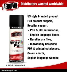 China Exterior Acrylic Aerosol Spray Paints For Vehicle , Scratch Resistant wholesale