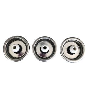China One Inch Tinplate Gun Type Aerosol Pu Foam Spraying Valve With Cap For Construction Tin Cans wholesale