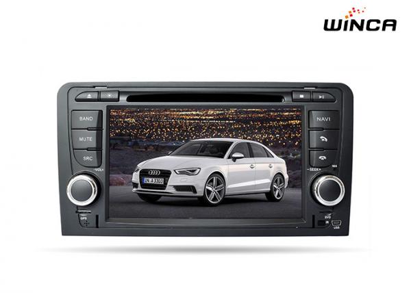 Quality Audi A3 Wnice 8 Core Double Din Dvd Player Built in 4G GPS Navigation for sale
