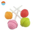 Colorful product lollipop sloth non plastic loose leaf tea custom silicone tea