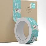 Custom Print CYMK Adhesive Sticker Label Paper Roll For Glass Jars Business