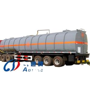 China 24V 7 ways electric system fuel tanker trailer for 20-60 cubic meter heating system wholesale