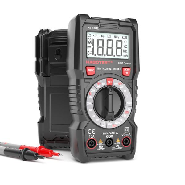600V Handheld Portable Digital Multimeter Autorange Resistance Battery 2000