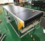 Black PVC Belt Conveyor Automated Conveyor Systems For Industry Products