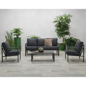 China 5 Seater Outdoor Furniture Set Made of Aluminum for Modern Outdoor Living wholesale