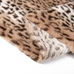Printed Faux Rabbit Fur Curtain Fabric for Coat Scarf Shoes Bag Blanket 100D