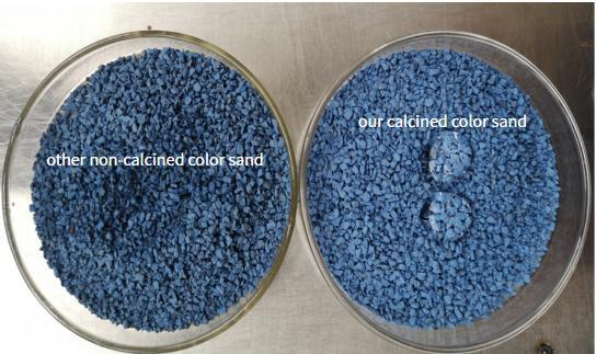 China Factory Source High-Temperature Sintered Real Stone Paint Color Sand